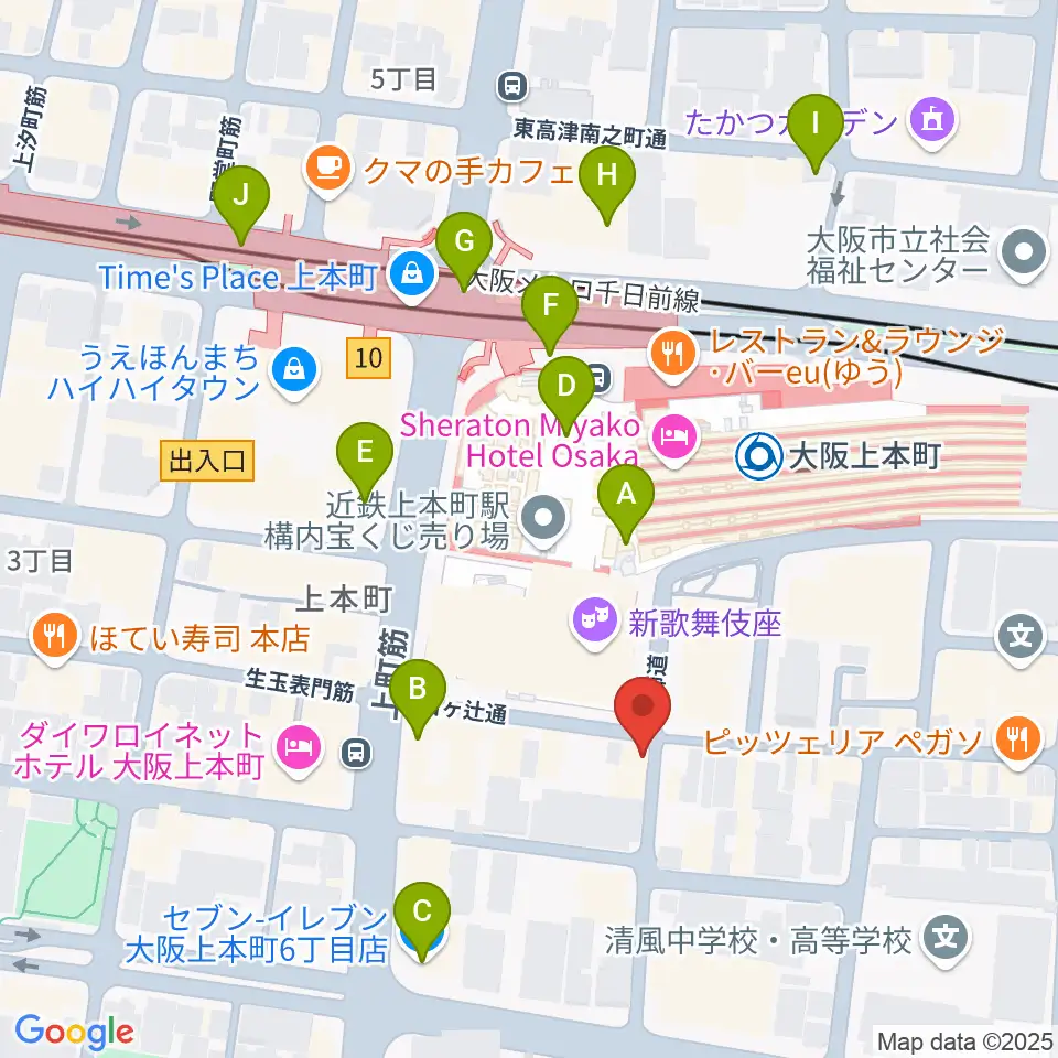 ラ・ロコマサロン周辺のコンビニエンスストア一覧地図