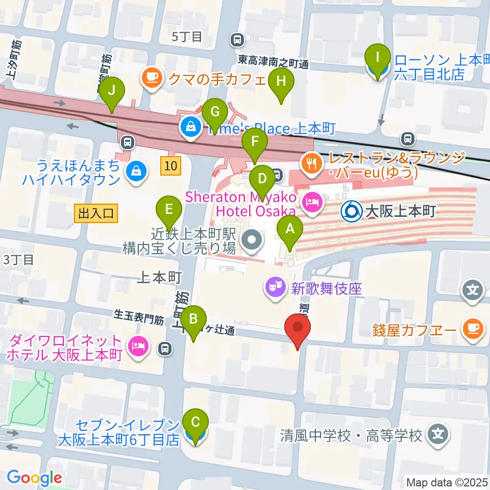 ラ・ロコマサロン周辺のコンビニエンスストア一覧地図