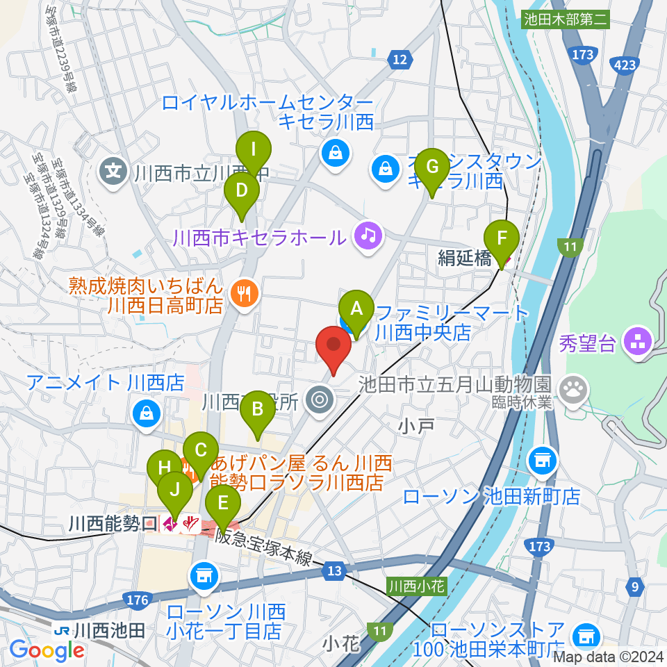 OTO BEACH周辺のコンビニエンスストア一覧地図