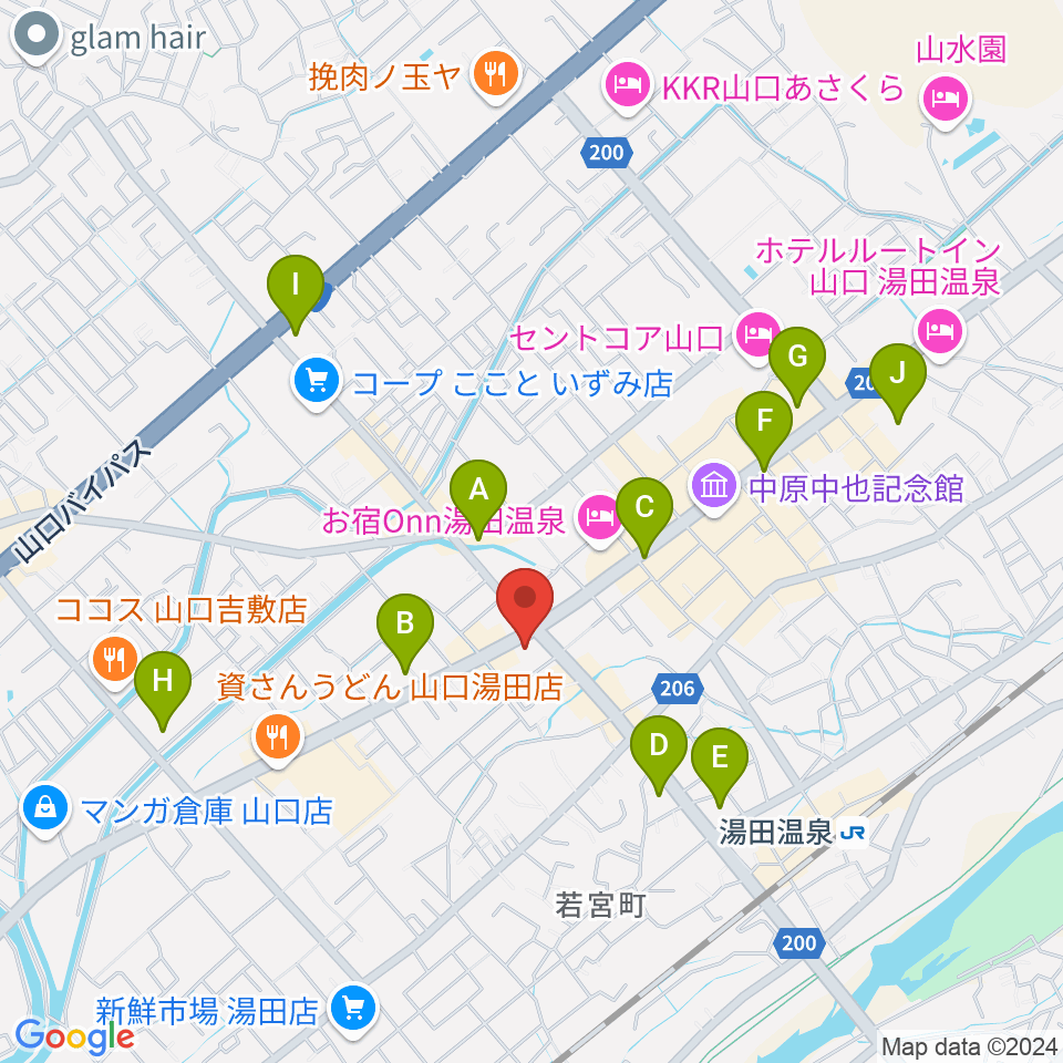 JAZZ SPOT ポルシェ周辺のコンビニエンスストア一覧地図