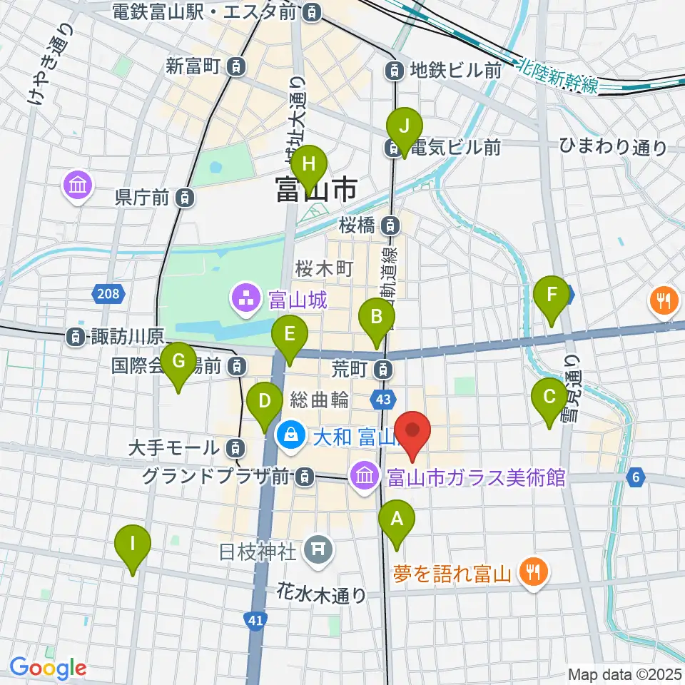 てるてる亭周辺のコンビニエンスストア一覧地図