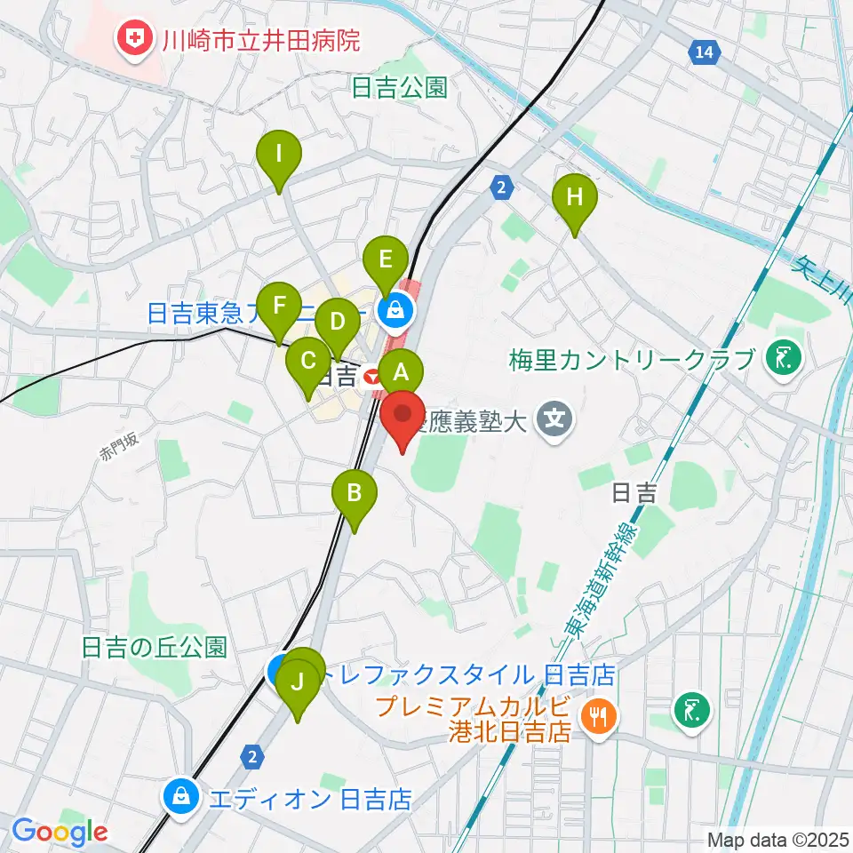 藤原洋記念ホール周辺のコンビニエンスストア一覧地図