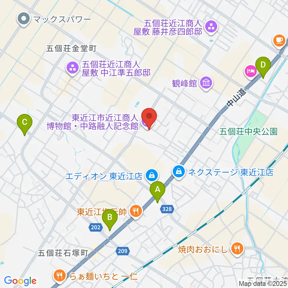 てんびんの里文化学習センター周辺のコンビニエンスストア一覧地図