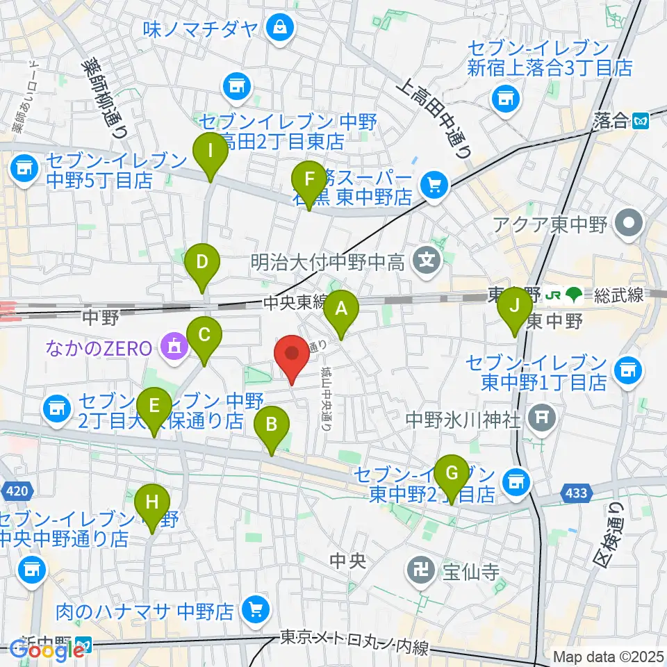 R.M.kalimba/craft&junk周辺のコンビニエンスストア一覧地図
