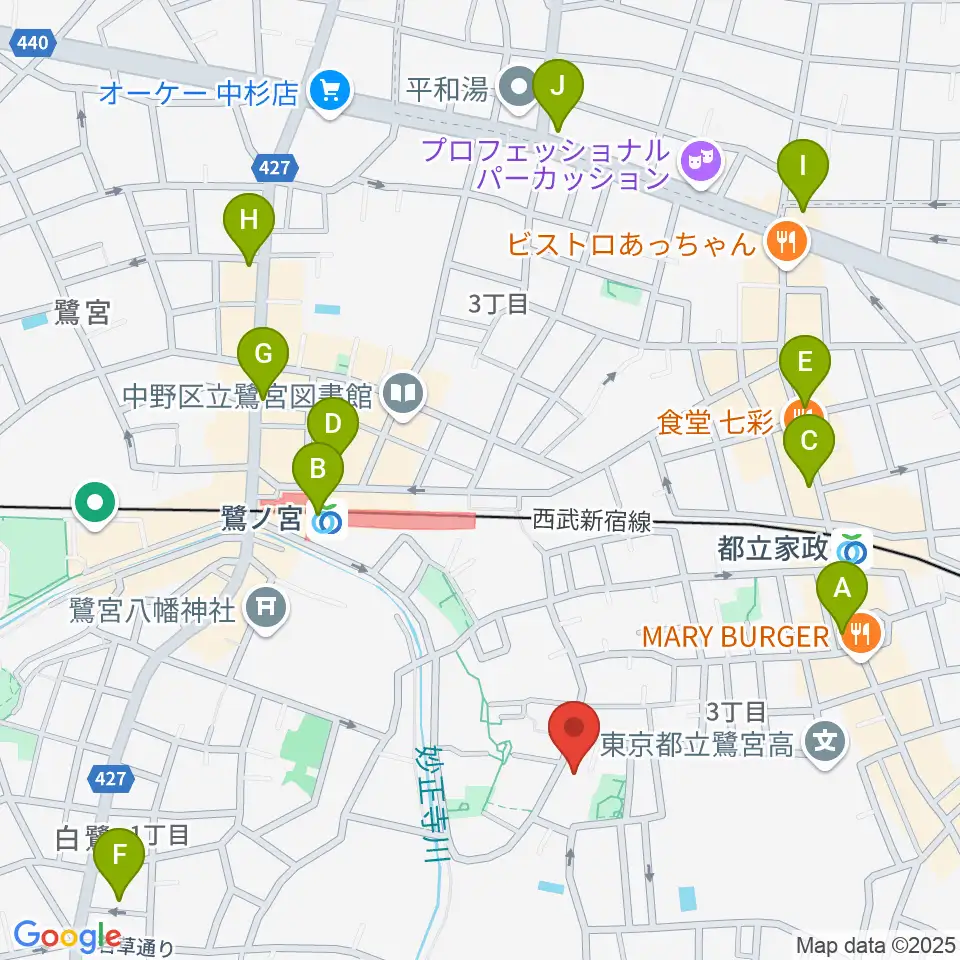 R.M.kalimba/craft&junk周辺のコンビニエンスストア一覧地図