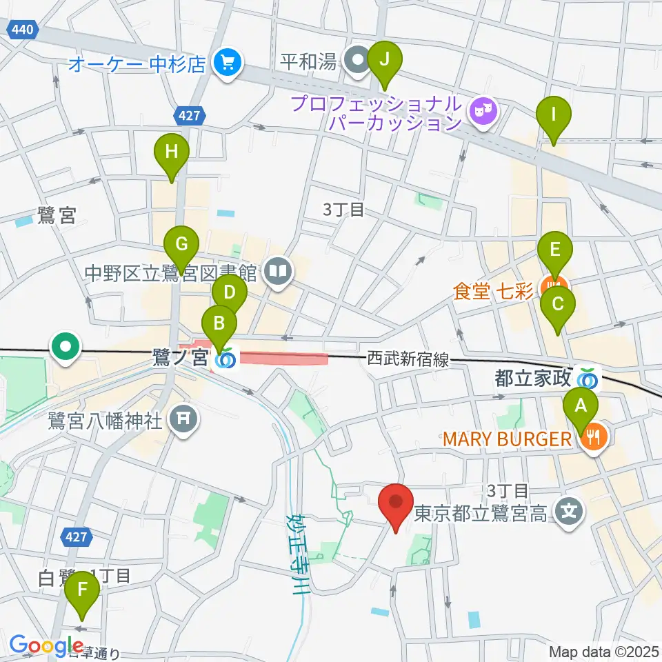 R.M.kalimba/craft&junk周辺のコンビニエンスストア一覧地図