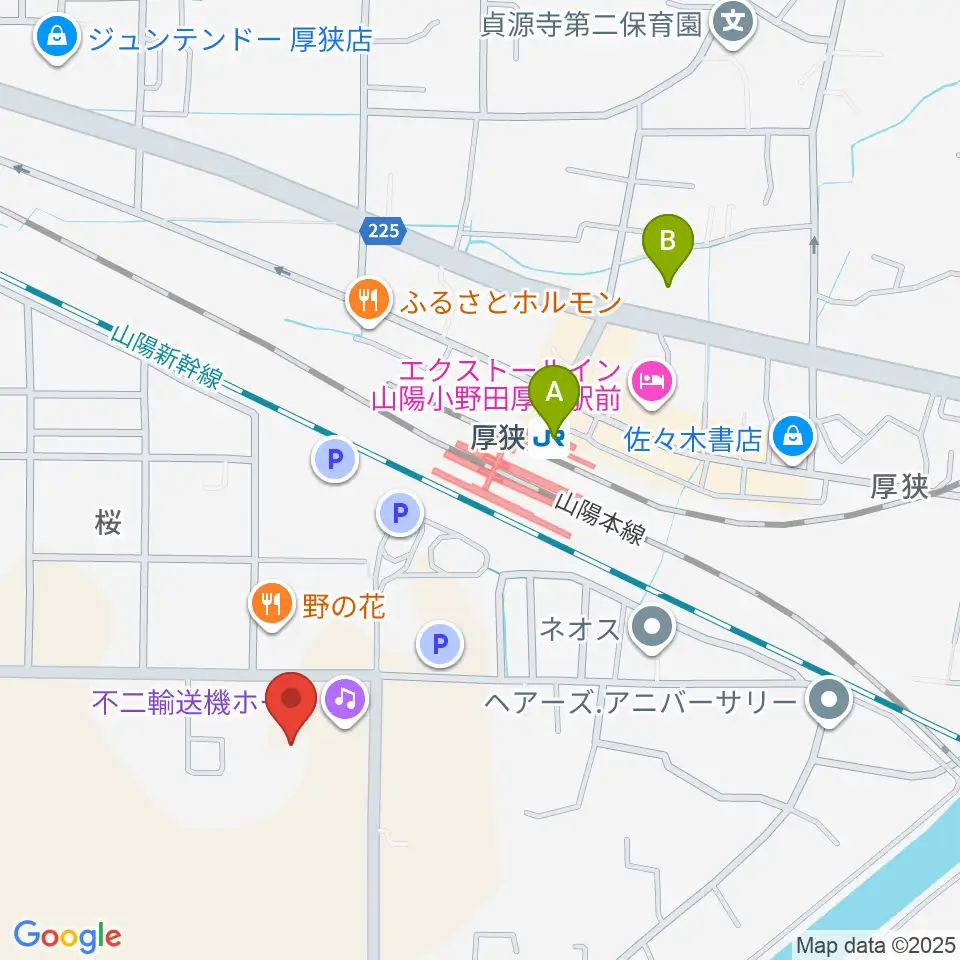 不二輸送機ホール周辺のコンビニエンスストア一覧地図