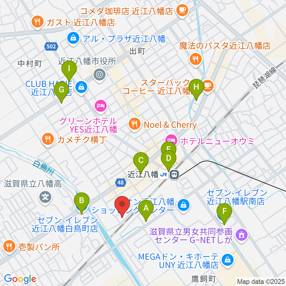 Eleven Guitars イレブンギターズ周辺のコンビニエンスストア一覧地図