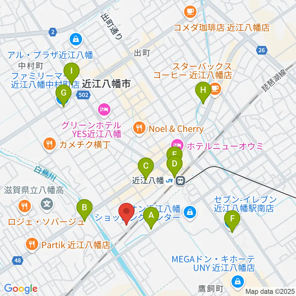 Eleven Guitars イレブンギターズ周辺のコンビニエンスストア一覧地図