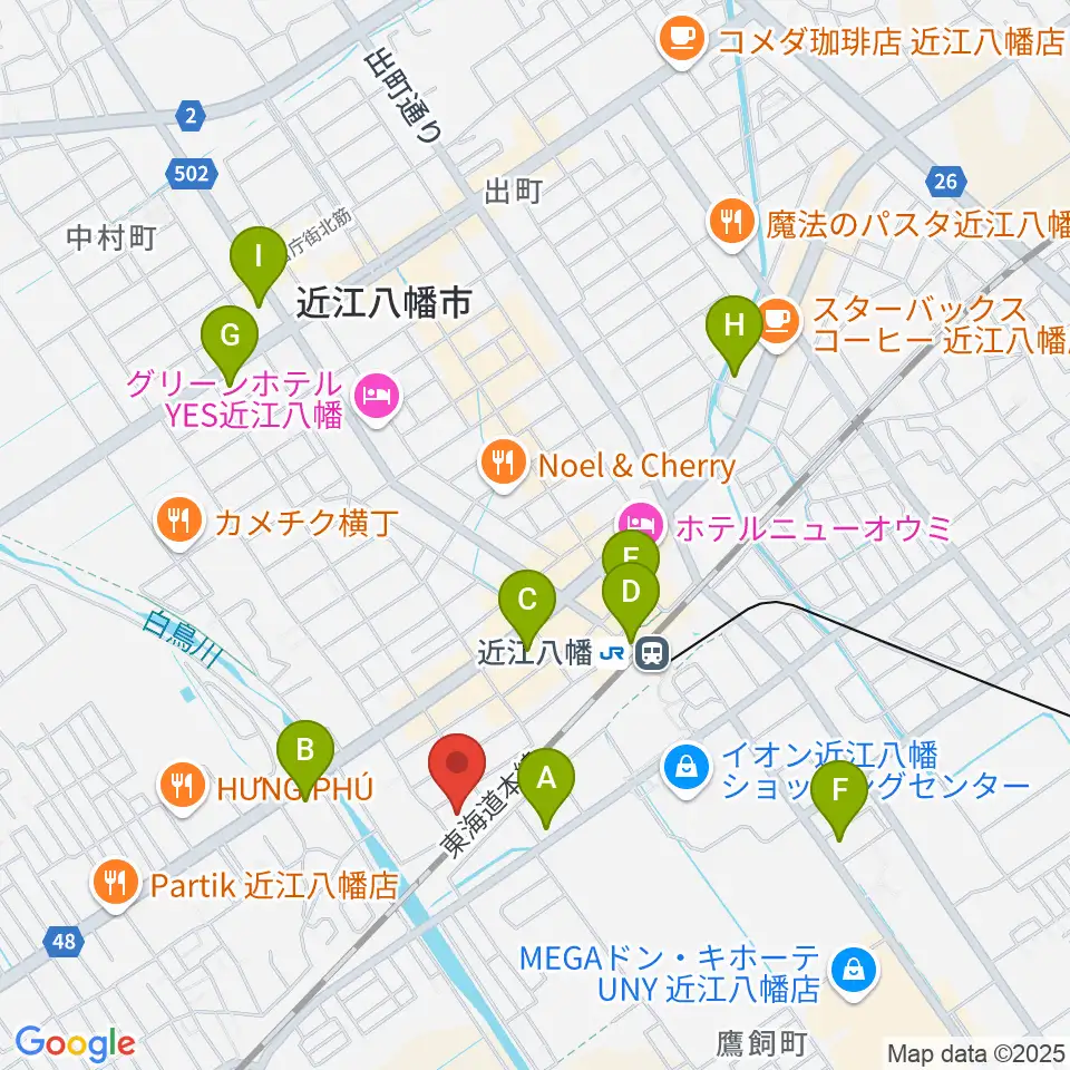 Eleven Guitars イレブンギターズ周辺のコンビニエンスストア一覧地図