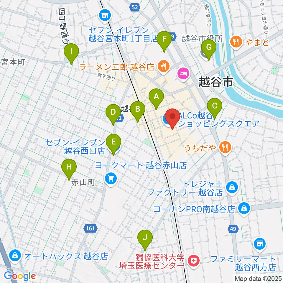 LoCo Music Studio周辺のコンビニエンスストア一覧地図