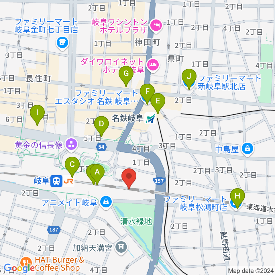 ハートフルスクエアーG周辺のコンビニエンスストア一覧地図