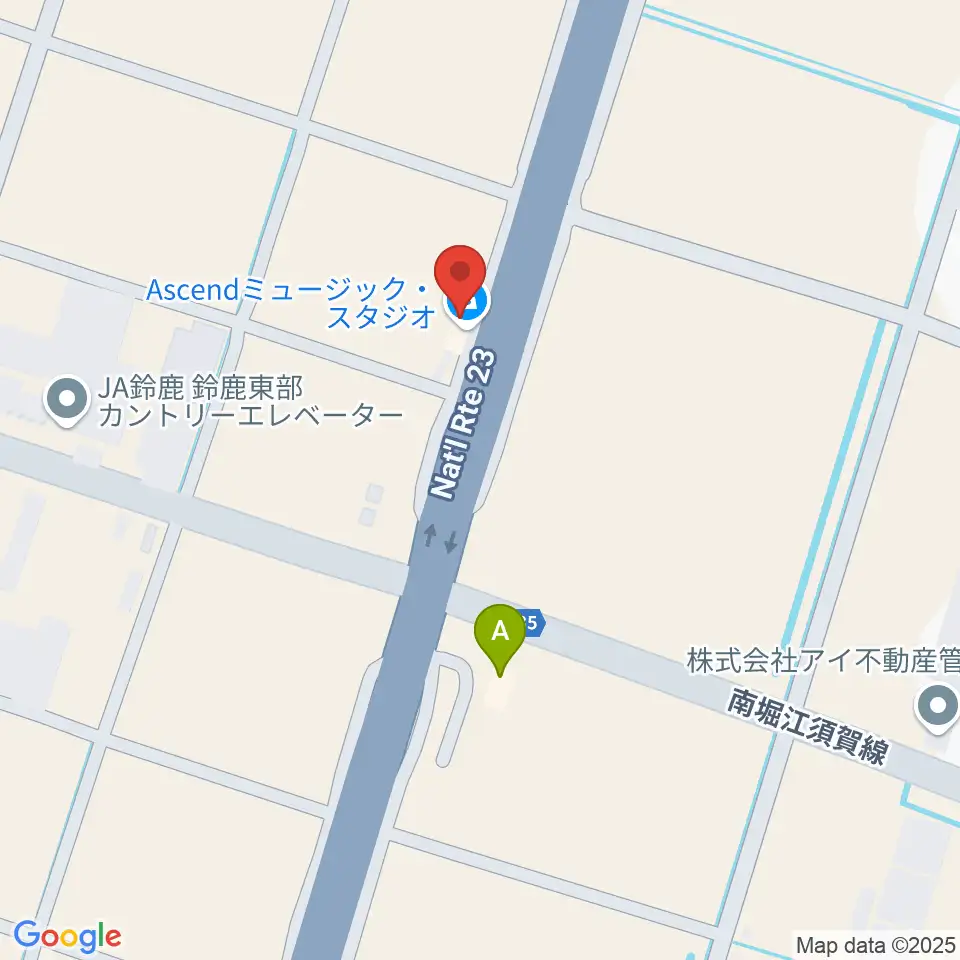 Ascendミュージック・スタジオ周辺のコンビニエンスストア一覧地図