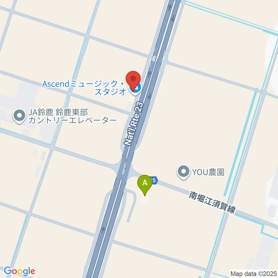 Ascendミュージック・スタジオ周辺のコンビニエンスストア一覧地図