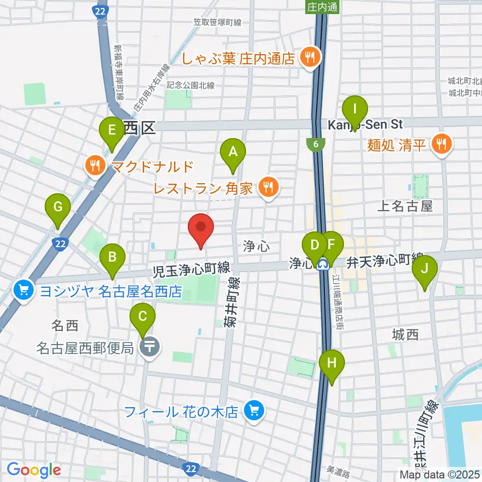 Swon Studio周辺のコンビニエンスストア一覧地図