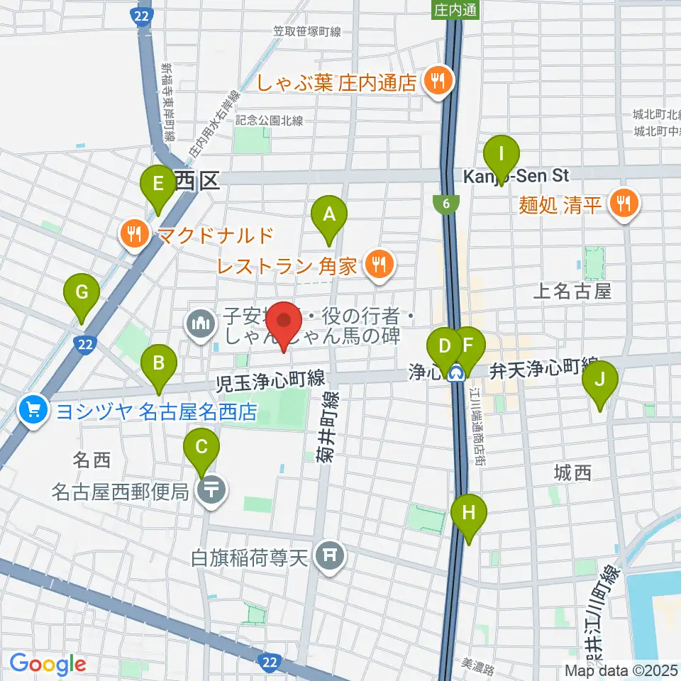Swon Studio周辺のコンビニエンスストア一覧地図