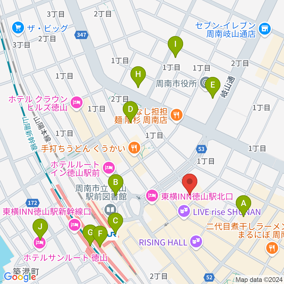 komolier NUA コモリエヌーア周辺のコンビニエンスストア一覧地図