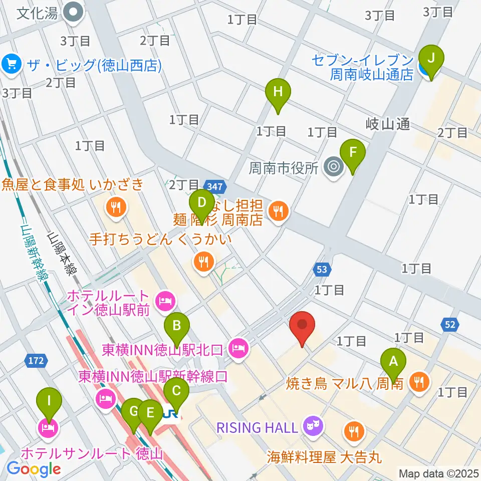 komolier NUA コモリエヌーア周辺のコンビニエンスストア一覧地図