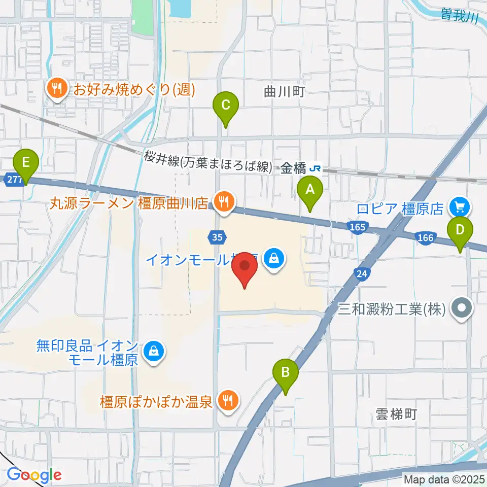 TOHOシネマズ橿原周辺のコンビニエンスストア一覧地図