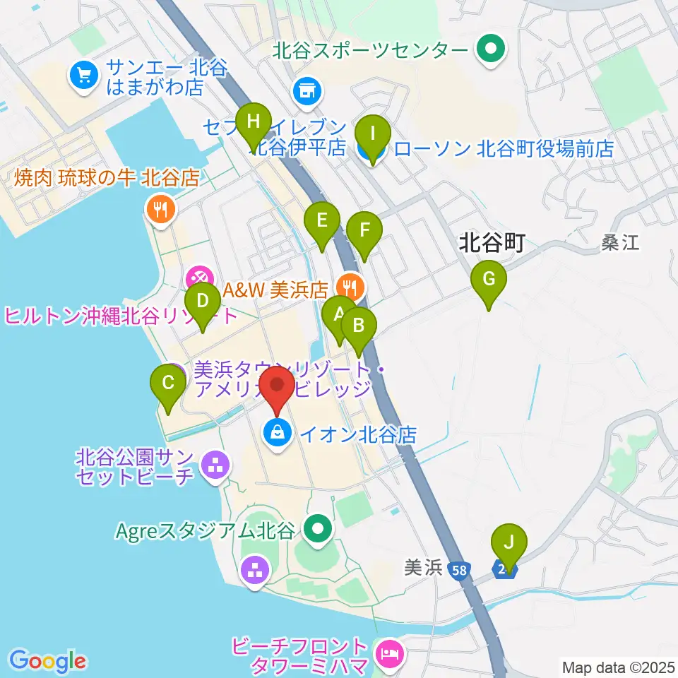 ミハマ7プレックス周辺のコンビニエンスストア一覧地図
