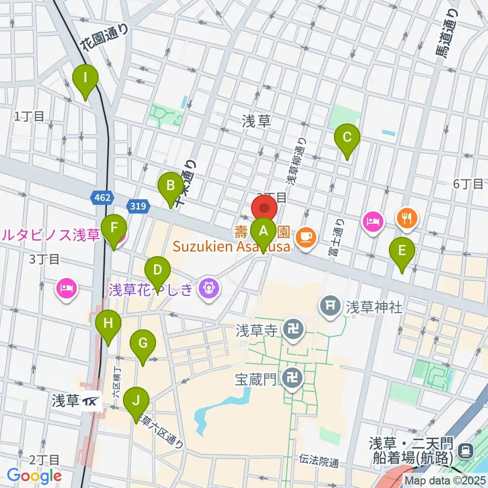 雷5656会館 ときわホール周辺のコンビニエンスストア一覧地図
