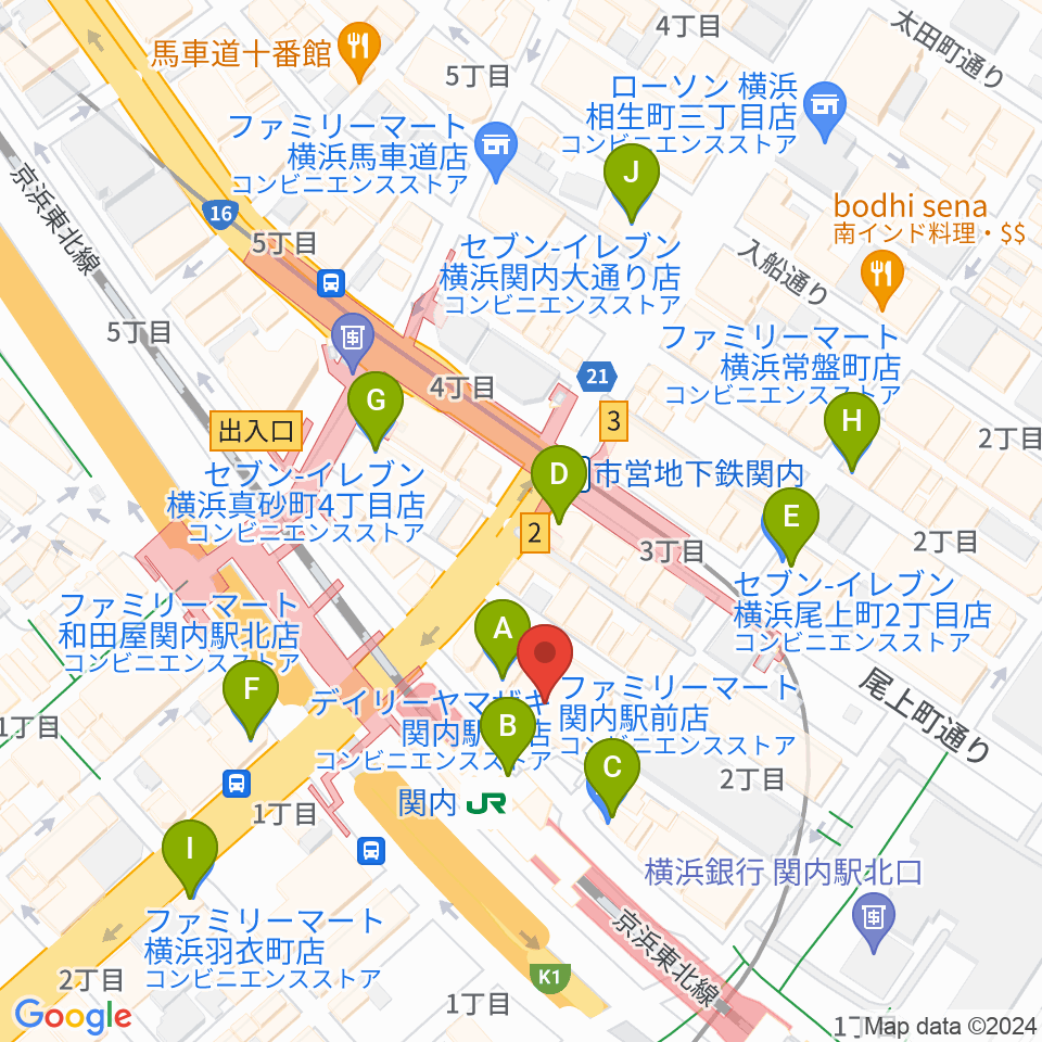 月桃荘スタジオ周辺のコンビニエンスストア一覧地図