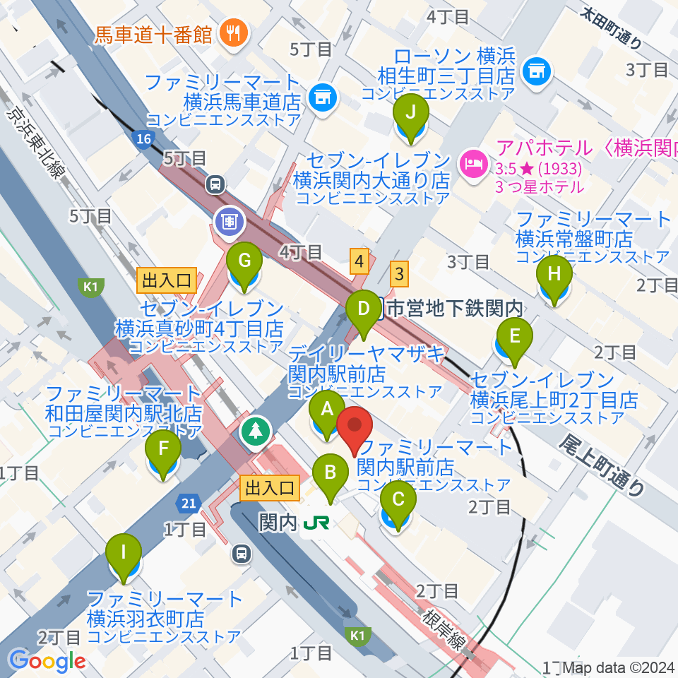 月桃荘スタジオ周辺のコンビニエンスストア一覧地図