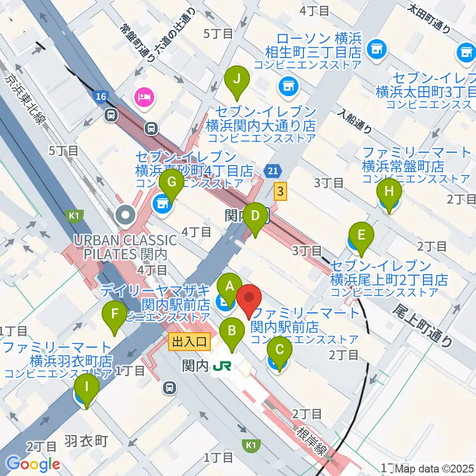 月桃荘スタジオ周辺のコンビニエンスストア一覧地図