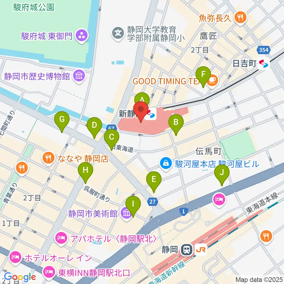 シネシティザート周辺のコンビニエンスストア一覧地図