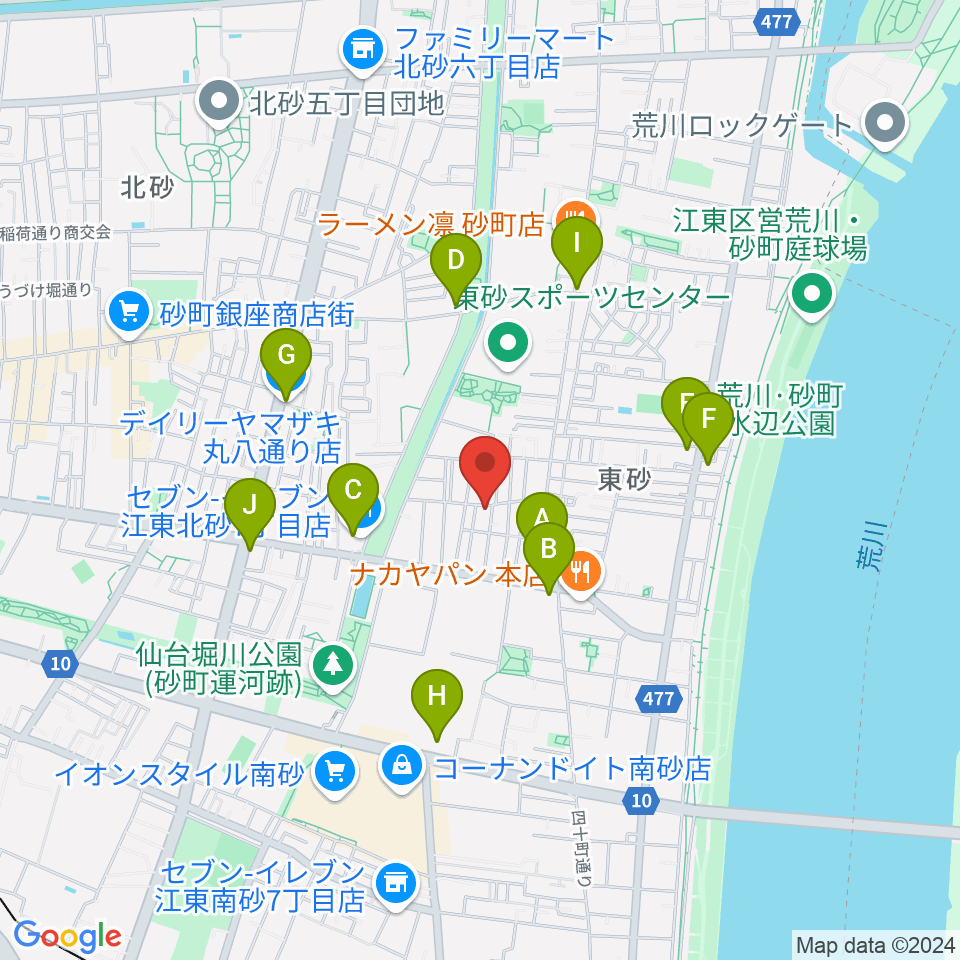 サンテクニカル周辺のコンビニエンスストア一覧地図