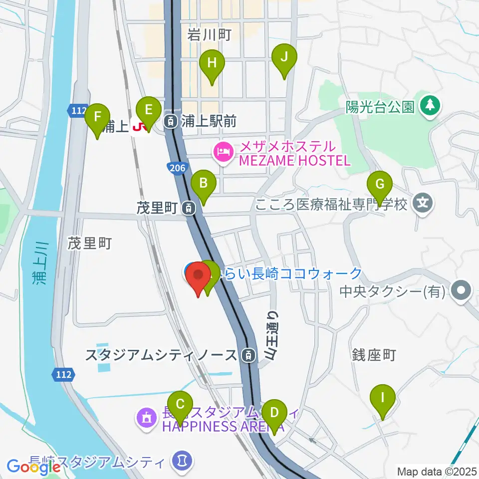 TOHOシネマズ長崎周辺のコンビニエンスストア一覧地図