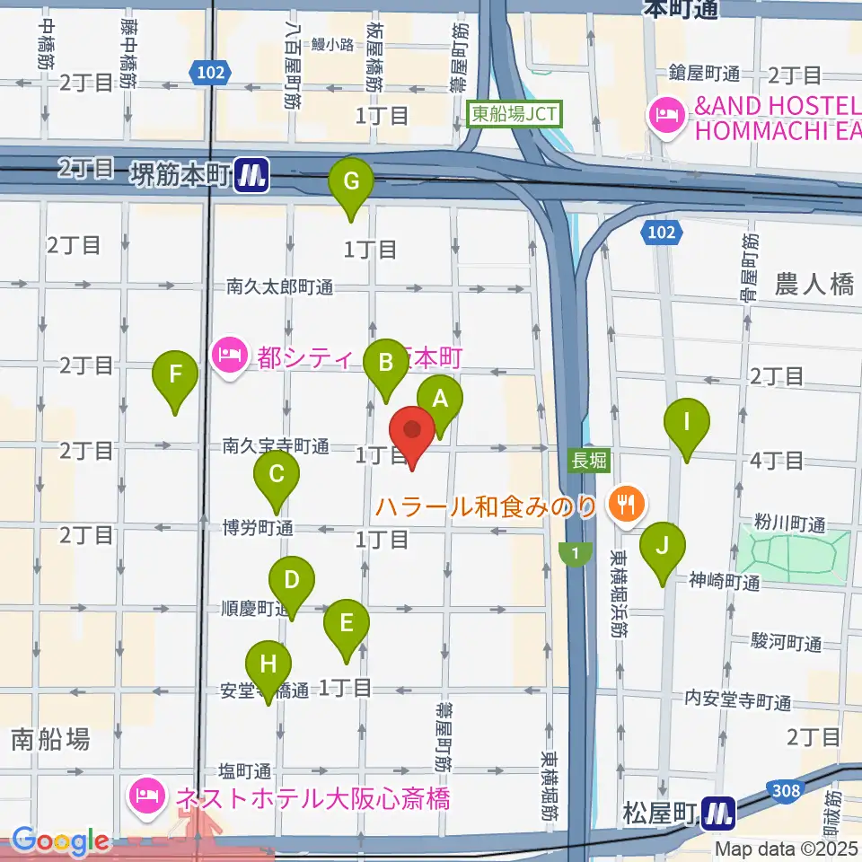 アルケミースタジオ周辺のコンビニエンスストア一覧地図