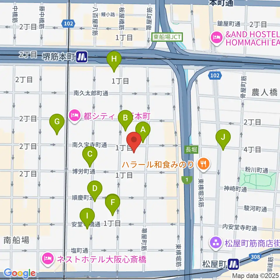 アルケミースタジオ周辺のコンビニエンスストア一覧地図