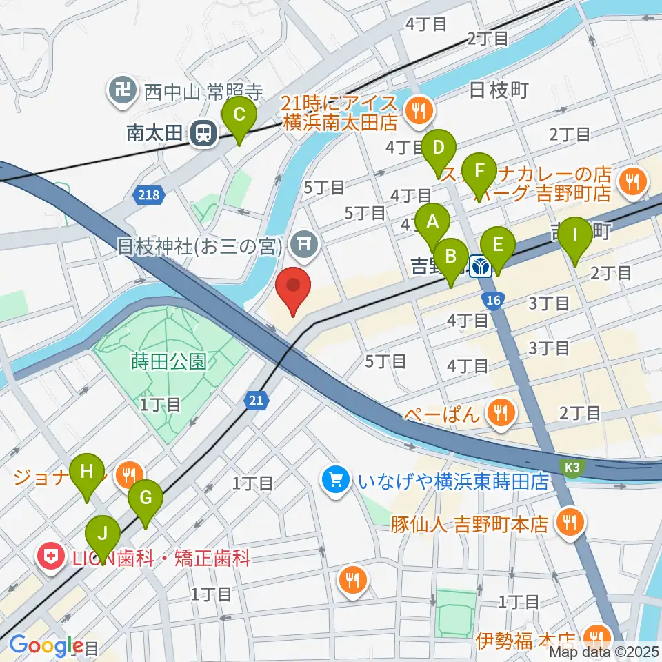 吉野町市民プラザ周辺のコンビニエンスストア一覧地図