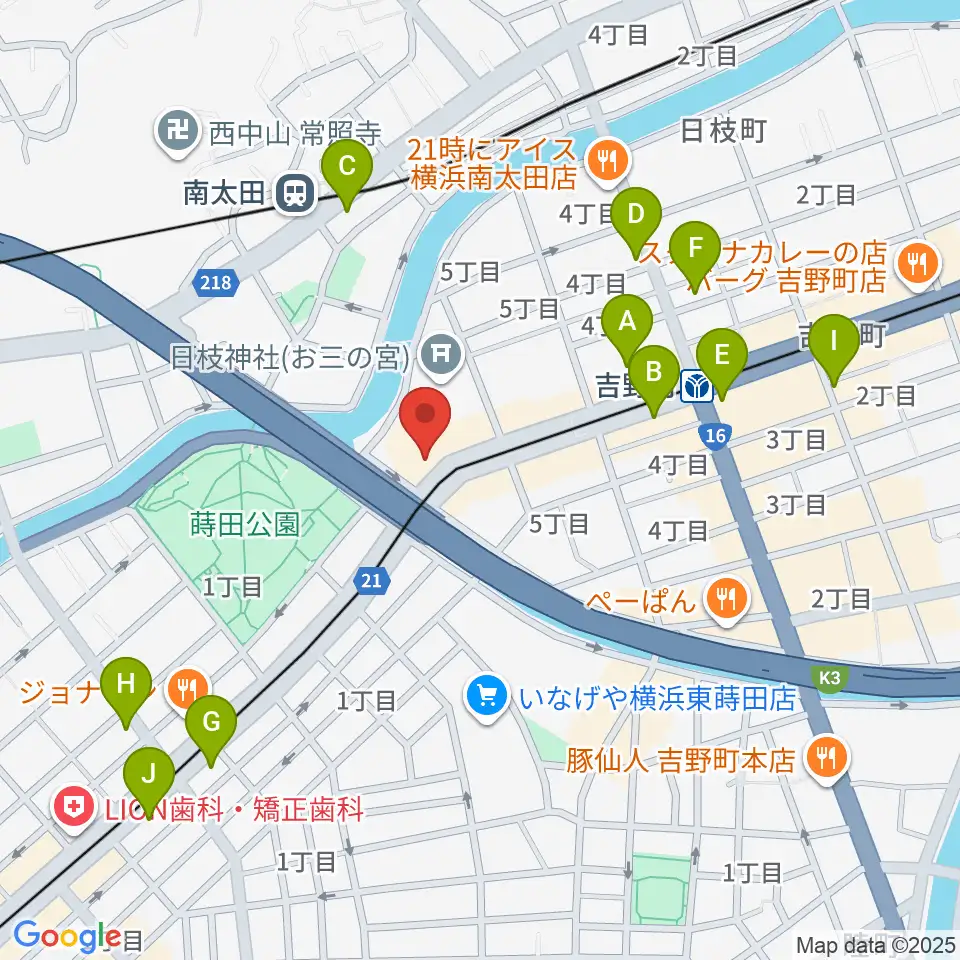 吉野町市民プラザ周辺のコンビニエンスストア一覧地図