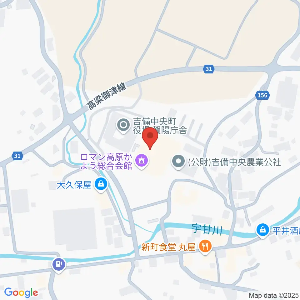 ロマン高原かよう総合会館周辺のコンビニエンスストア一覧地図