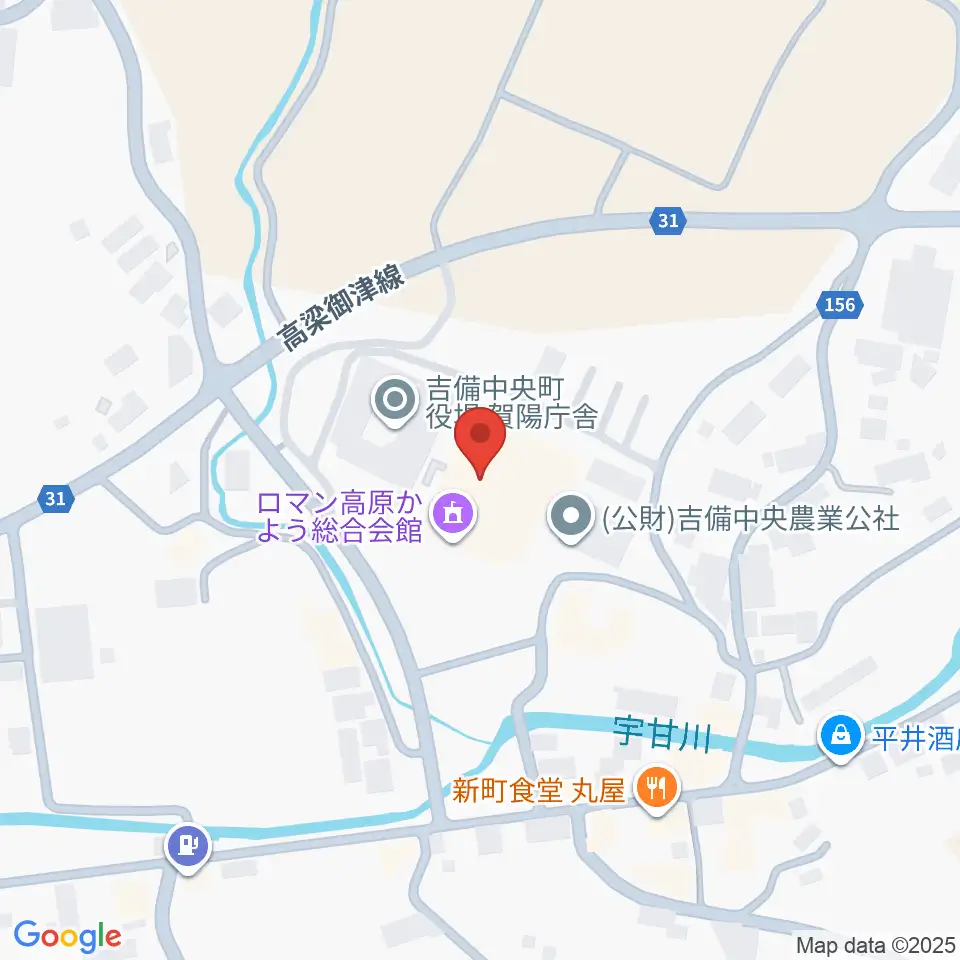 ロマン高原かよう総合会館周辺のコンビニエンスストア一覧地図