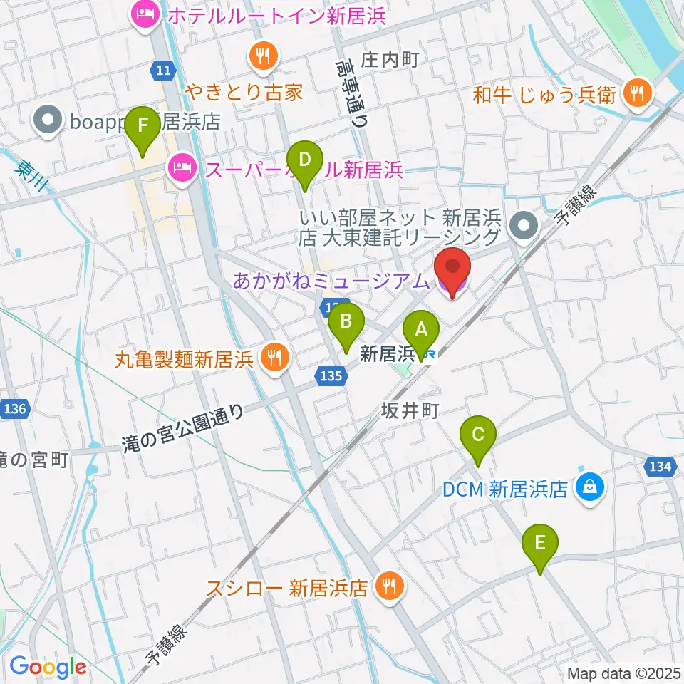 Hello! NEW 新居浜 FM78.0周辺のコンビニエンスストア一覧地図