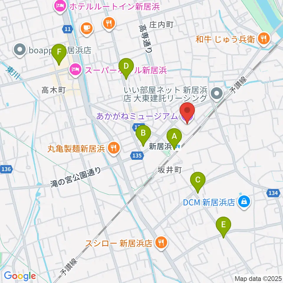 Hello! NEW 新居浜 FM78.0周辺のコンビニエンスストア一覧地図