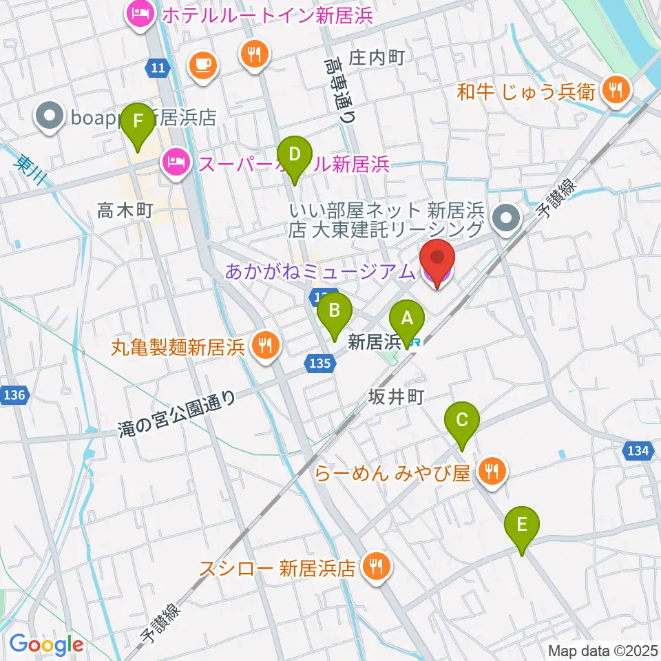 Hello! NEW 新居浜 FM78.0周辺のコンビニエンスストア一覧地図