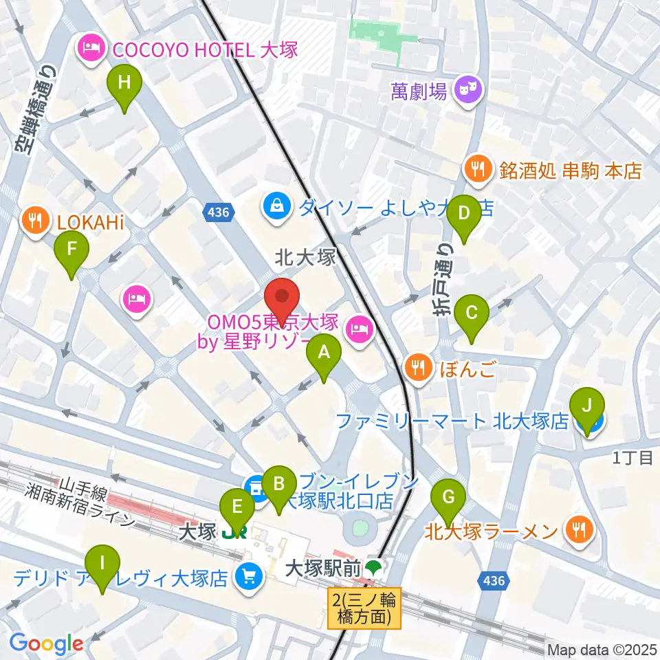 大塚Hearts Next周辺のコンビニエンスストア一覧地図