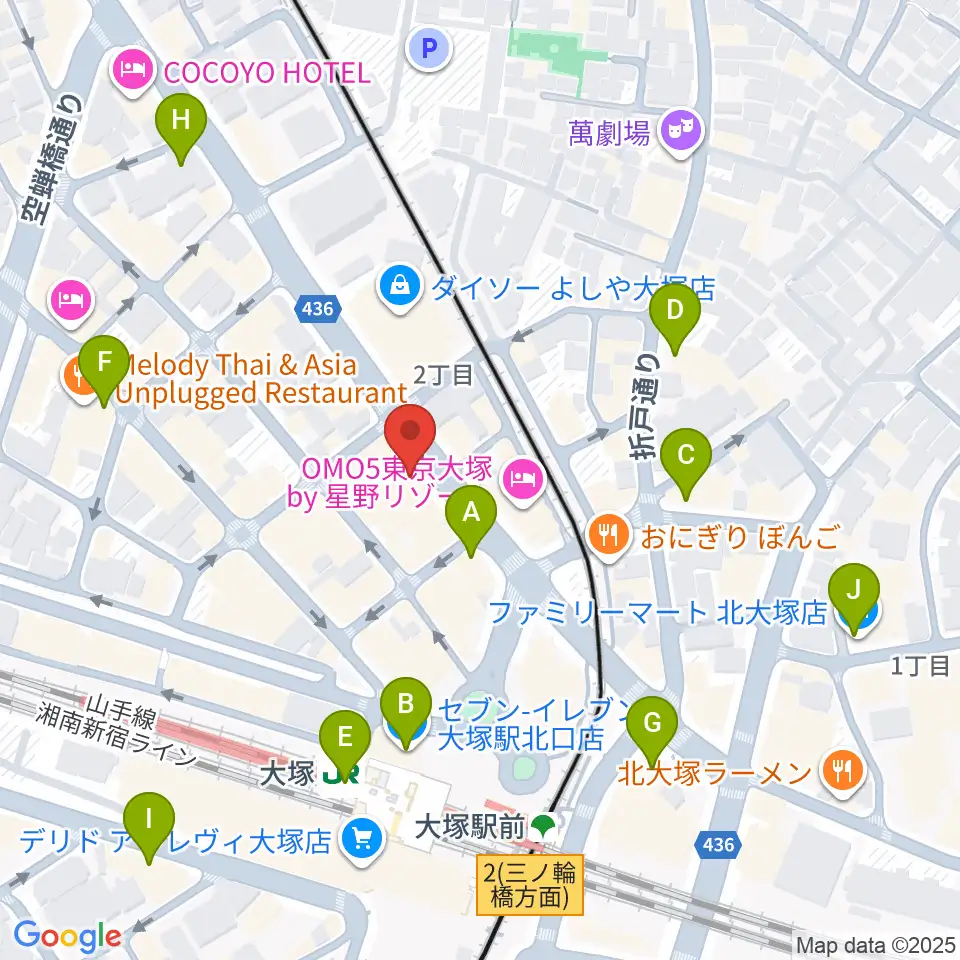 大塚Hearts Next周辺のコンビニエンスストア一覧地図
