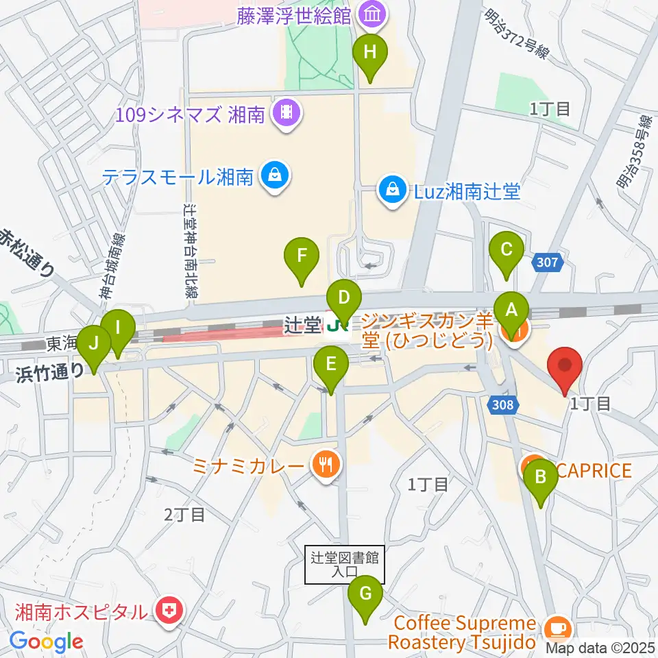 木管楽器修理工房 岡田周辺のコンビニエンスストア一覧地図