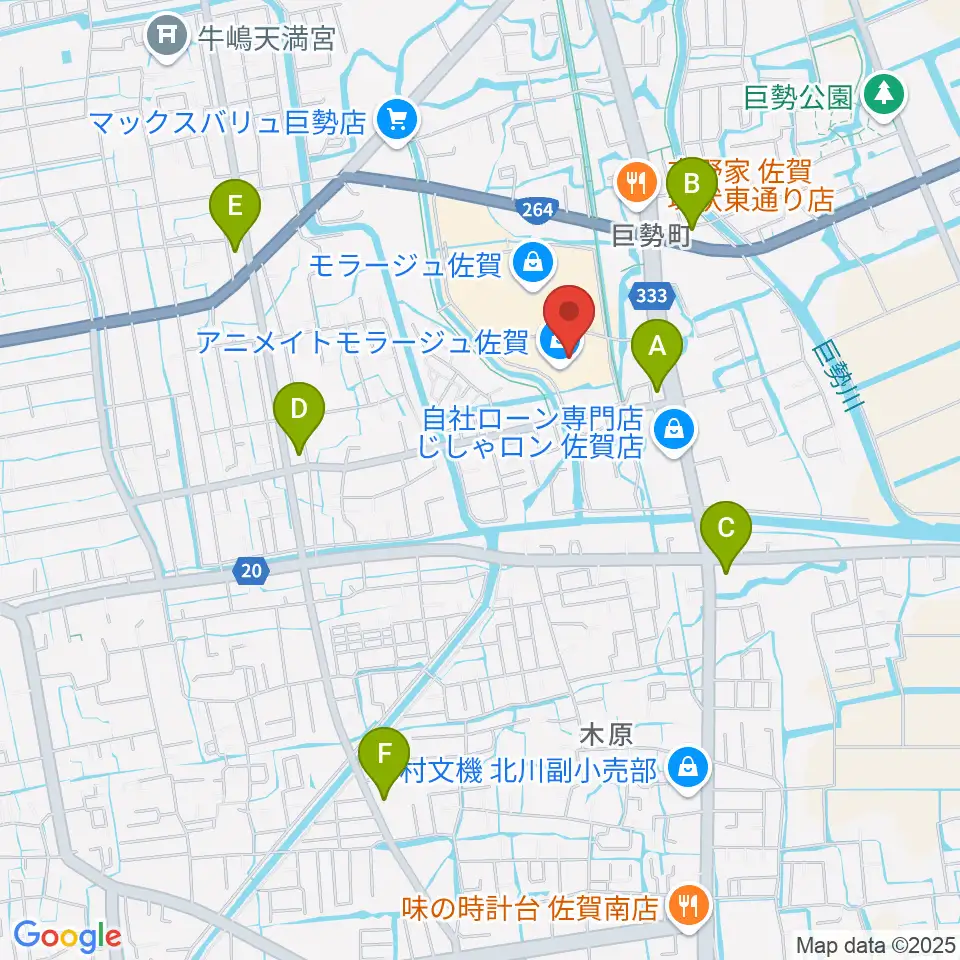 109シネマズ佐賀周辺のコンビニエンスストア一覧地図