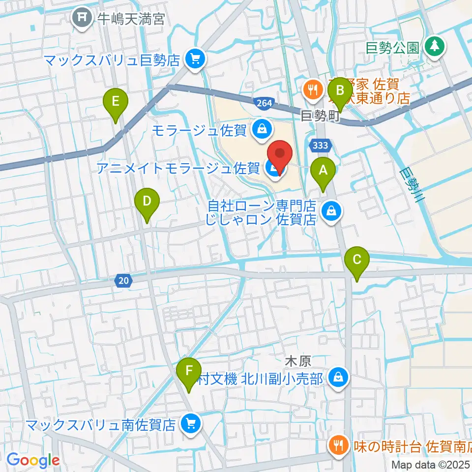 109シネマズ佐賀周辺のコンビニエンスストア一覧地図