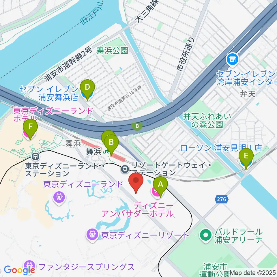 シネマイクスピアリ周辺のコンビニエンスストア一覧地図