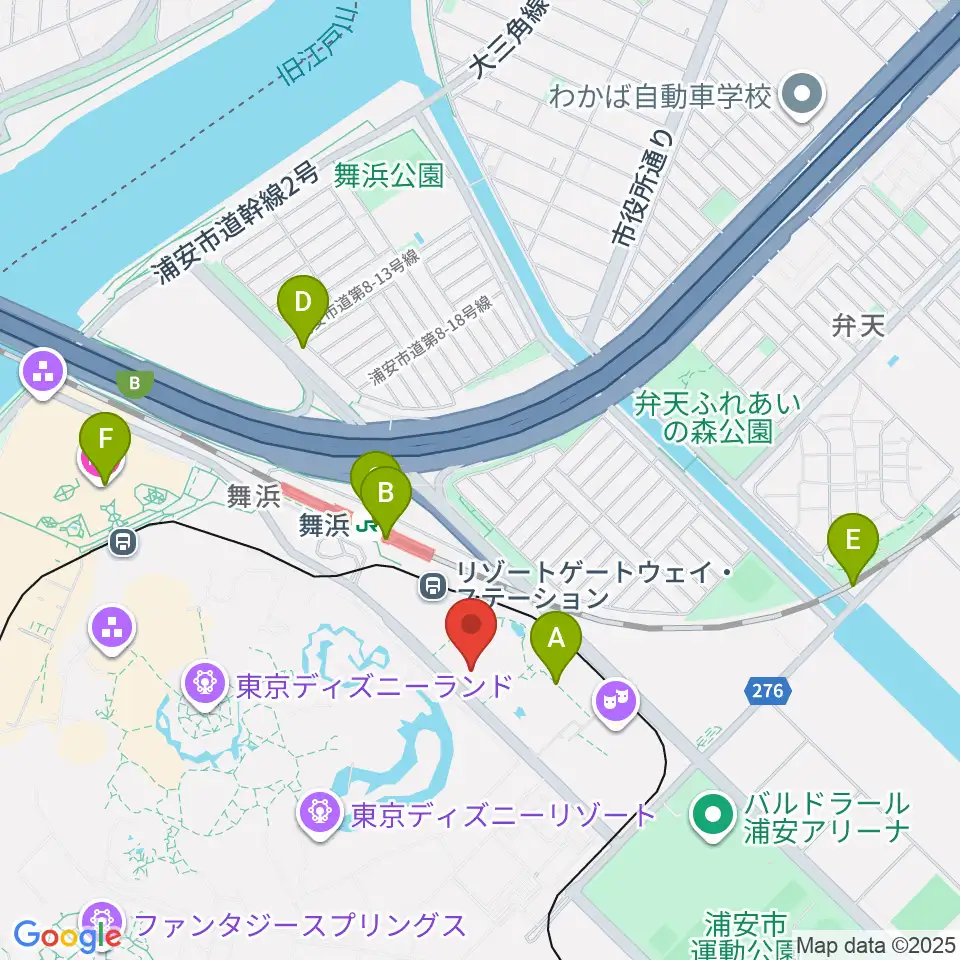 シネマイクスピアリ周辺のコンビニエンスストア一覧地図