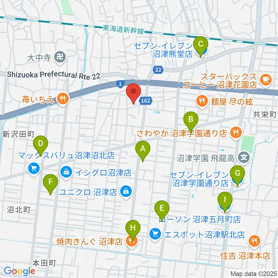 Studio SONICS周辺のコンビニエンスストア一覧地図