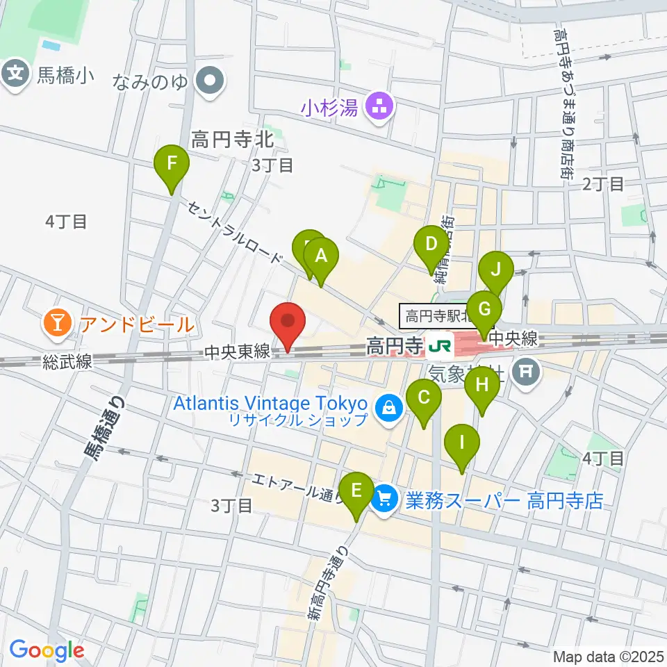無力無善寺周辺のコンビニエンスストア一覧地図
