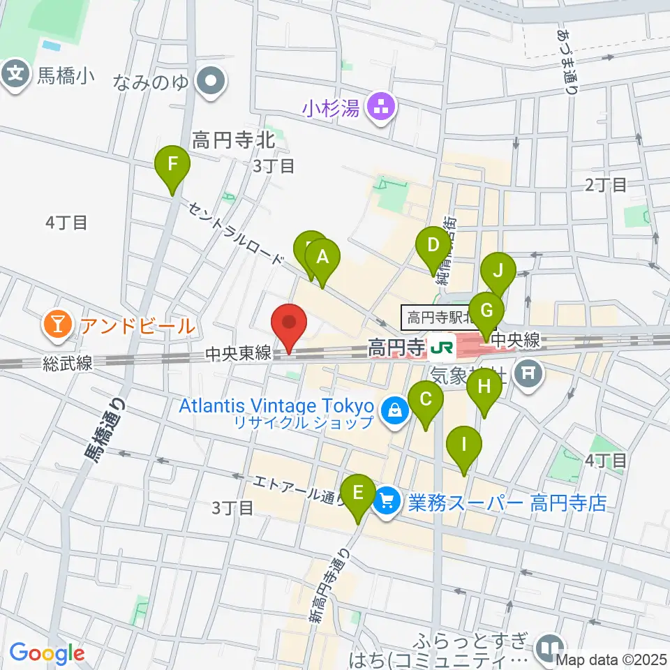 無力無善寺周辺のコンビニエンスストア一覧地図